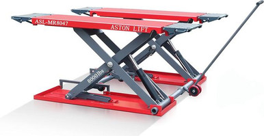 Aston Mid-Rise Scissor Lift 8000lb 47″ Electric Lock Release 220V ASL-MR8047