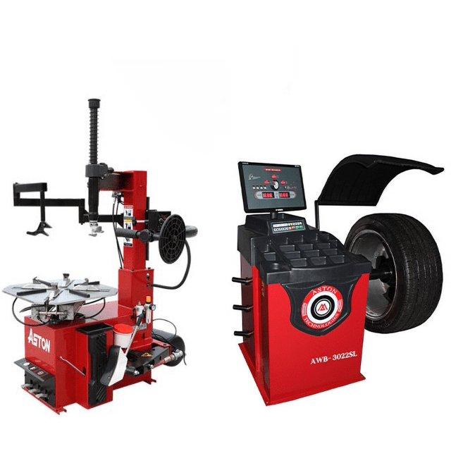 Aston Technologie Tire Changer 2.0HP Stronger Motor & Wheel Balancer Combo