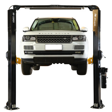 APlusLift 10,000LB 2-Post Overhead Symmetrical and Truly Asymmetrical Single Release Car Lift with 3 Year Warranty - HW-10ASY