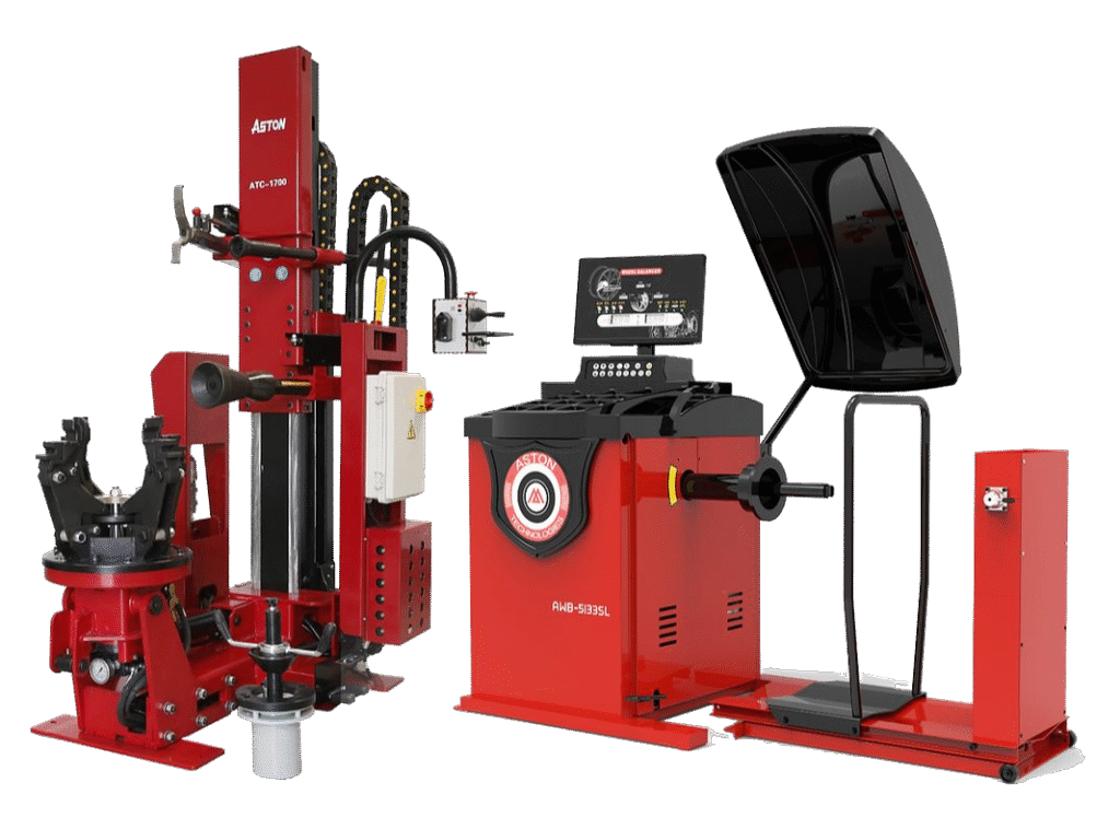 Aston tire Changer Machine & Wheel Balancer Combo 2.0HP Stronger Motor 26" Rim with Bead Blaster