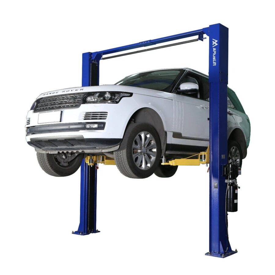 APlusLift 10,000LB 2-Post Floor Plate Heavy Duty Car Lift with 3 Year Warranty - HW-10KBP-A